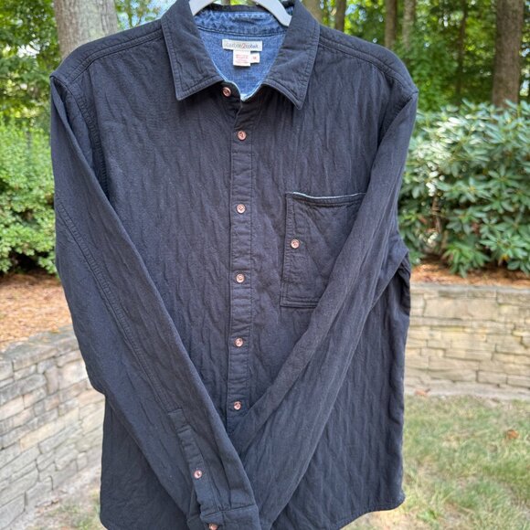 CARBON 2 COBALT HEAVY DENIM SHIRT - Picture 4 of 5